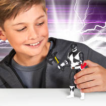 Mighty Morphin Power Rangers actiefiguur Zwarte Ranger productafbeelding 7