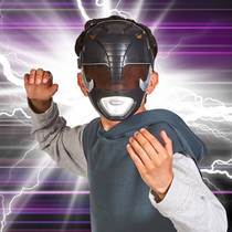 Mighty Morphin Power Ranger Re-Ignition Black Ranger masker productafbeelding 2