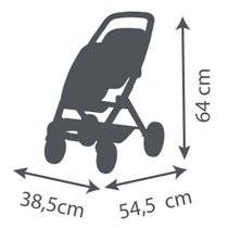 Maxi-Cosi & Quinny tweeling poppenwagen - beige productafbeelding 4
