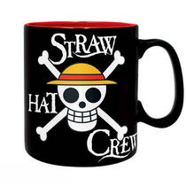 One Piece Luffy & Skull mok - 460 ml hoofdafbeelding product