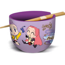 KPop Demon Hunters Ramen keramische kom met stokjes - 530 ml hoofdafbeelding product