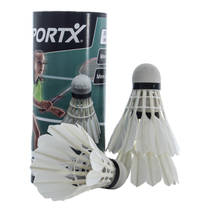 SportX badmintonshuttles 3-delig productafbeelding 2