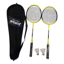 SportX badmintonset met 2 shuttles productafbeelding 3