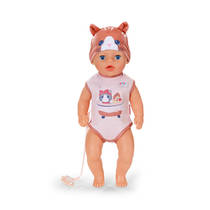 BABY born Lena beginnerspop met kat romper - 36 cm productafbeelding 5