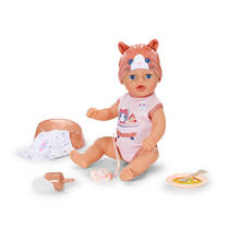 BABY born Lena beginnerspop met kat romper - 36 cm productafbeelding 4