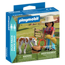 PLAYMOBIL DuoPack ruiter en paard 72026 productafbeelding 2