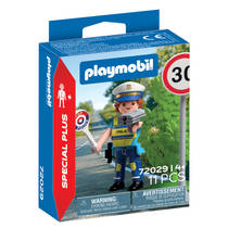 PLAYMOBIL SpecialPLUS politieagent met snelheidsradar 72029 productafbeelding 2