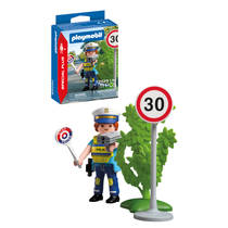 PLAYMOBIL SpecialPLUS politieagent met snelheidsradar 72029