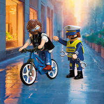 PLAYMOBIL City Action fietsendiefstal 72076 productafbeelding 4