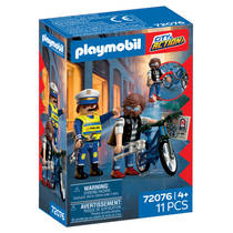 PLAYMOBIL City Action fietsendiefstal 72076 productafbeelding 2