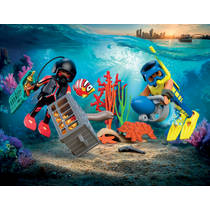 PLAYMOBIL City Action politieduiker met schat 72078 productafbeelding 4
