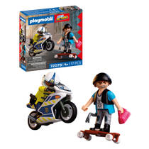 PLAYMOBIL City Action achtervolging met motorfiets 72079