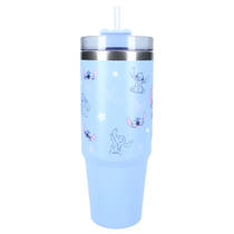Bottled Bliss Stitch drinkfles - 900 ml - blauw productafbeelding 5