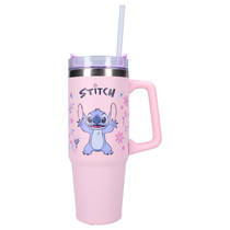 Bottled Bliss Stitch drinkfles - 900 ml - roze
