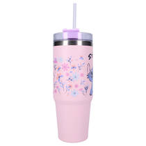 Bottled Bliss Stitch drinkfles - 900 ml - roze productafbeelding 7