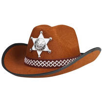 Sheriff cowboyhoed - bruin