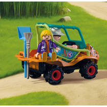 PLAYMOBIL Animals & Friends dierentuin: dierenverzorger met voertuig 72072 productafbeelding 4
