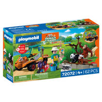 PLAYMOBIL Animals & Friends dierentuin: dierenverzorger met voertuig 72072 productafbeelding 6