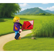 PLAYMOBIL Animals & Friends dierentuin: dierenverzorger met voertuig 72072 productafbeelding 5