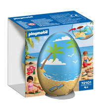 PLAYMOBIL Ei strandvakantie 72101 productafbeelding 2