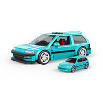 Mattel Hot Wheels Custom '90 Honda Civic EF bouwset productafbeelding 3