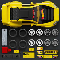 Mattel Brick Shop Hot Wheels '07 Honda S2000 productafbeelding 4