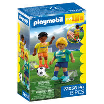 PLAYMOBIL voetbalspelers 72058 productafbeelding 3
