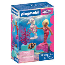 PLAYMOBIL zeemeermin met zeepaardje 72109 productafbeelding 4