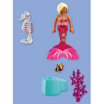 PLAYMOBIL zeemeermin met zeepaardje 72109 productafbeelding 3
