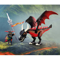 PLAYMOBIL Knights zwarte draak 72114 productafbeelding 5