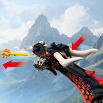 PLAYMOBIL Knights zwarte draak 72114 productafbeelding 2