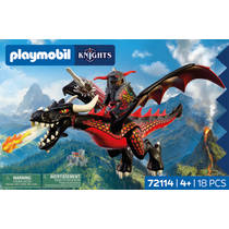 PLAYMOBIL Knights zwarte draak 72114 productafbeelding 7