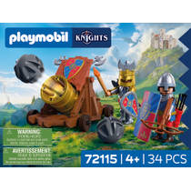 PLAYMOBIL Knights ridders met kanon 72115 productafbeelding 6