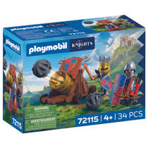 PLAYMOBIL Knights ridders met kanon 72115 productafbeelding 3