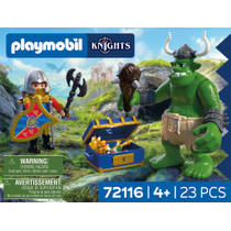 PLAYMOBIL Knights trol met schat van leeuwenridder 72116 productafbeelding 5
