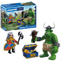 PLAYMOBIL Knights trol met schat van leeuwenridder 72116 hoofdafbeelding product