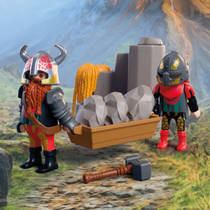 PLAYMOBIL Knights drakenridder katapult 72117 productafbeelding 3