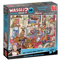 Jumbo Wasgij Retro Mystery 10 puzzel Voorjaarsschoonmaak - 1000 stukjes hoofdafbeelding product
