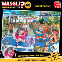Jumbo Wasgij Original puzzel Paniek op de padelbaan! - 1000 stukjes productafbeelding 3