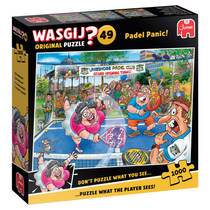 Jumbo Wasgij Original puzzel Paniek op de padelbaan! - 1000 stukjes