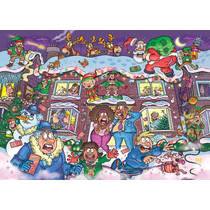 Jumbo Wasgij Kerstmis puzzel Niet zo'n stille nacht! - 1000 stukjes productafbeelding 2