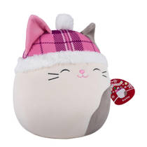 Squishmallows Rozegrijze Karina pluche - 30 cm productafbeelding 2