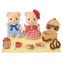 Sylvanian Families Biscuit beer zus & broer picknick set 5852 productafbeelding 5