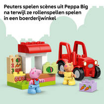LEGO DUPLO Peppa Pig tractor en marktkraam 10468 productafbeelding 8