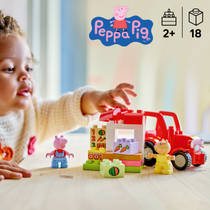 LEGO DUPLO Peppa Pig tractor en marktkraam 10468 productafbeelding 2