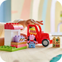 LEGO DUPLO Peppa Pig tractor en marktkraam 10468 productafbeelding 4