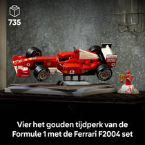 LEGO Icons F1 Ferrari F2004 & Michael Schumacher 11375 productafbeelding 9