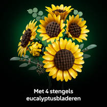 LEGO Botanicals boeket met zonnebloemen 11502 productafbeelding 10