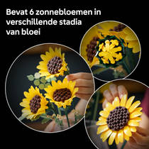 LEGO Botanicals boeket met zonnebloemen 11502 productafbeelding 9