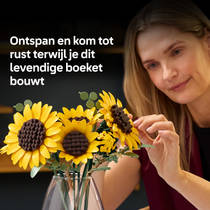 LEGO Botanicals boeket met zonnebloemen 11502 productafbeelding 8
